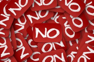 saying no